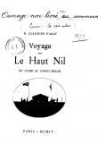  LUZARCHE D'AZAY Roger - Voyage sur le Haut Nil. Du caire au Congo Belge