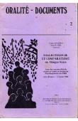  GUARISMA Gladys, PLATIEL Suzy ou PLATIEL Suzanne, (éditeurs) - Dialectologie et comparatisme en Afrique noire. Actes des Journées d'études d'Ivry (2-5 juin 1980) - Centre de Recherche Pluridisciplinaire du CNRS