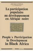  MONDJANAGNI Alfred, et alia - La participation populaire au développement en Afrique noire / Peope's Participation in Development in Black Africa