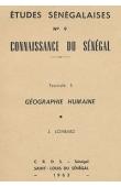 Etudes Sénégalaises 09 fasc. 5, LOMBARD Jacques - Connaissance du Sénégal - Géographie humaine