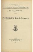  TISSERANT Charles - Dictionnaire Banda-Français