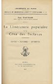  TRAUTMANN René - La littérature populaire à la Côte des Esclaves: contes, proverbes, devinettes