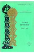  JACQUOT André, MEEUSSEN A. E., GREGOIRE Claire - Etudes bantoues II: 1. Etude de phonologie et de morphologie myene; 2. Notes sur la tonalité du nom en laadi; 3. Les suffixes verbaux et les finales de la conjugaison simple en laadi