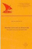  RABENILAINA Roger-Bruno - Morpho-syntaxe du malgache. Description structurale du dialecte bàra