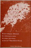 Chantal Blanc-Pamard - Un jeu écologique différentiel: les communautés rurales du contact forêt-savane au fond du V Baoulé, Côte d'Ivoire