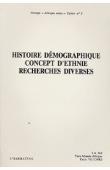  COQUERY-VIDROVITCH Catherine, Groupe Afrique noire, (éditeurs) - Histoire démographique, concept d'ethnie, recherches diverses: enseignement de recherche 1983-84