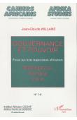  WILLAME Jean-Claude - Gouvernance et pouvoir. Essai sur trois trajectoires africaines: Madagascar Somalie, Zaïre