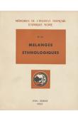  DELMOND Paul, DUBIE Paul, FROELICH Jean-Claude, LERICHE Albert, LIFCHITZ Deborah, PAULME Denise, MONTEIL Charles - Mélanges ethnologiques