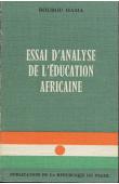  BOUBOU HAMA - Essai d'analyse de l'éducation africaine