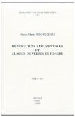  BROUSSEAU Anne-Marie - Réalisations argumentales et classes de verbes en fongbé