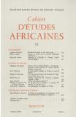  Cahiers d'études africaines - 071 - Ethiopiques