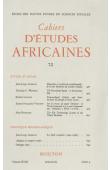  Cahiers d'études africaines - 072 