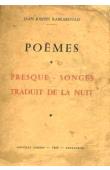 RABEARIVELO Jean-Joseph - Poèmes. Presque-Songes - Traduit de la nuit (broché)