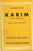  SOCE DIOP Ousmane - Karim. Roman sénégalais, Suivi de Contes et légendes d'Afrique Noire