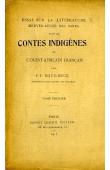  EQUILBECQ François Victor - Essai sur la littérature merveilleuse des noirs. Suivi de Contes indigènes de l'Ouest Africain français