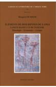  DUNHAM Margaret - Eléments de description du langi. Langue bantu F.33 de Tanzanie. Phonologie - Grammaire - Lexique