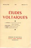  Etudes Voltaïques - Mémoire n° 5