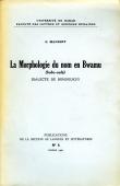  MANESSY Gabriel - La morphologie du nom en Bwamu (bobo-oulé). Dialecte de Bondoukuy