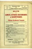 Bulletin du comité d'études historiques et scientifiques de l'AOF - Tome 06 - n°3 - Juillet-Septembre 1923 (BCEHSAOF)