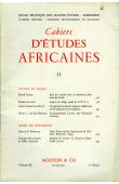 Rôle des sociétés dans le cérémonial funéraire des Yakö / Un jugement coutumier nzakara. Réflexions sur un enregistrement d'audience, etc…