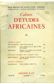  Cahiers d'études africaines - 010