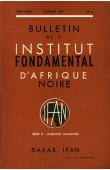  Bulletin de l'IFAN - Série B - Tome 33 - n°4 - Octobre 1971